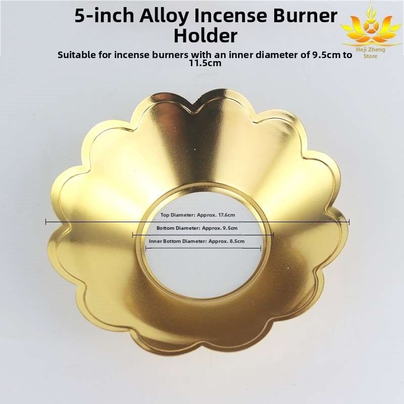 Thickened Lotus Incense Burner Tray