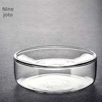 JOTO | Glass Teapot Transparent Dry Brewing Tray Glass Tea Tray Tea Sea Kung Fu Tea Tray Water Storage Tea Tray Tea Table Tray