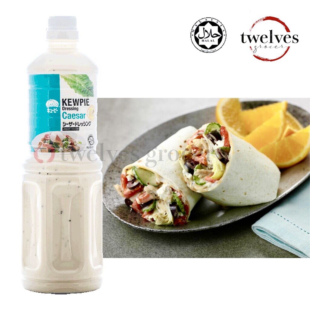 Kewpie Caesar Salad Dressing 1L Halal