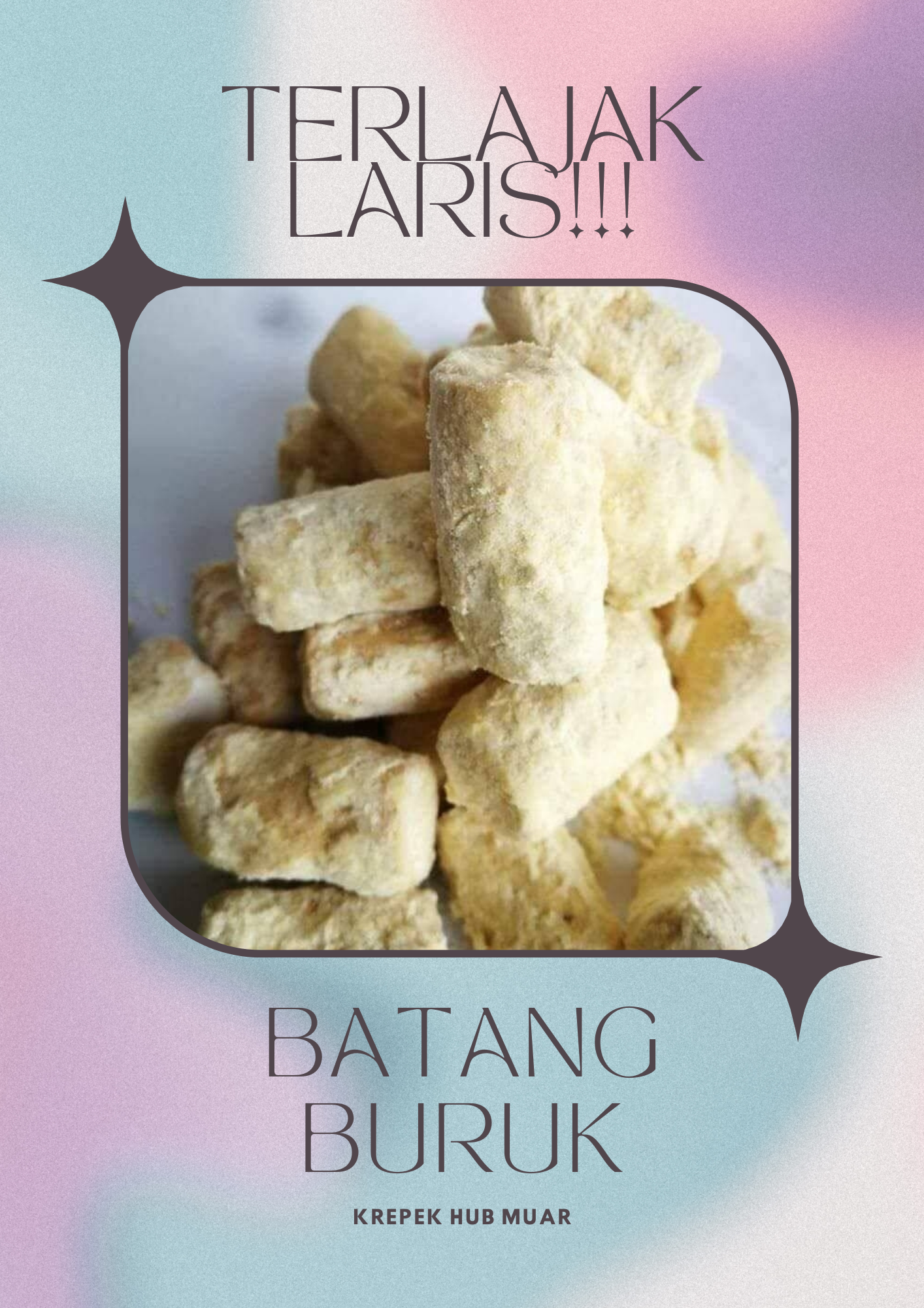 Kuih Batang Buruk 350g Kuih Tradisional Lazada