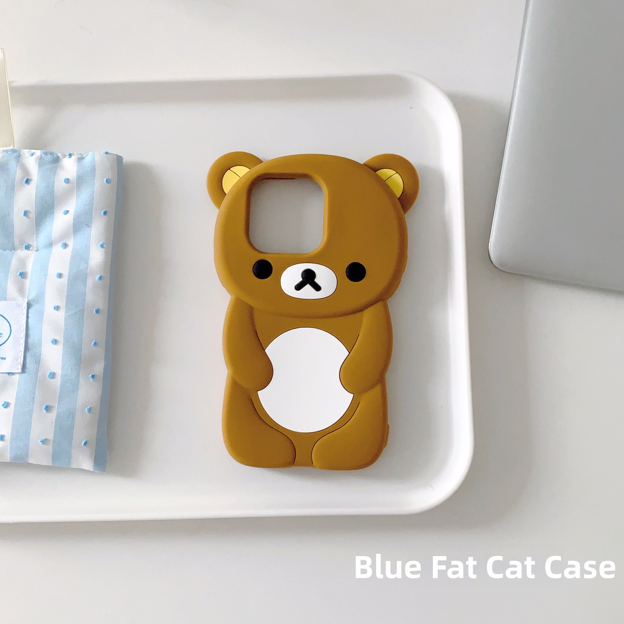 Cute Bear Silicone Phone Case For Iphone Protective Cover_voghion.com