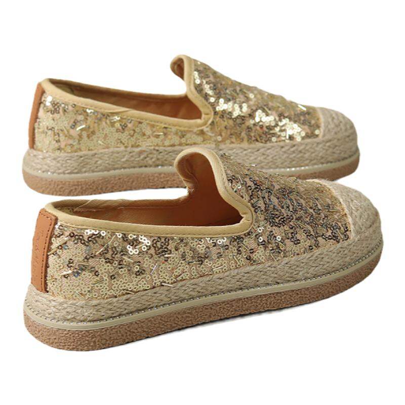 J&M | Fall Fashion Glitter Slip-On Casual Fisherman Shoes Harga 330 Ringgit*Penghantaran Percuma