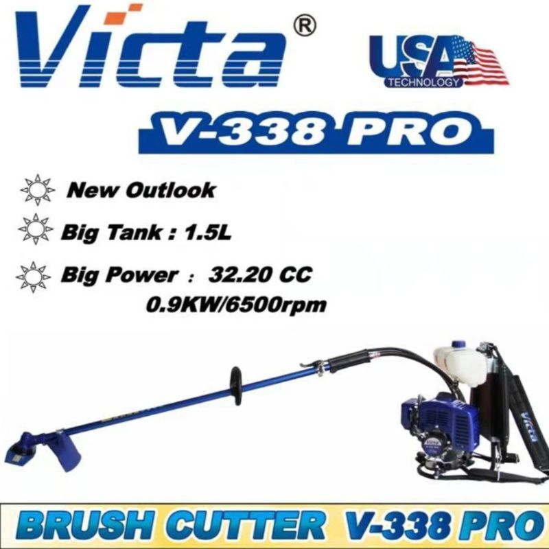 VICTA V338PRO HeavyDuty Brush Cutter Lazada