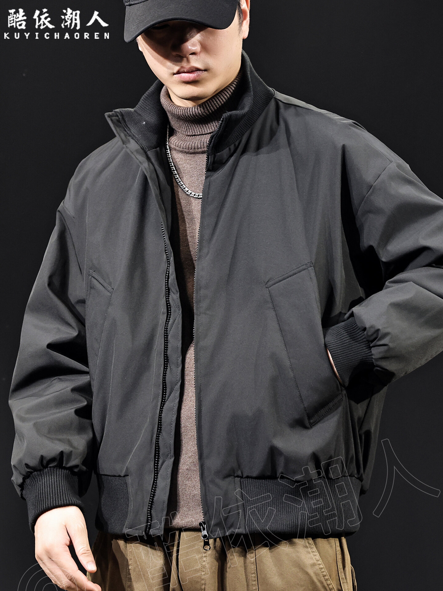 KUYICHAOREN | Thick & Warm Men's Down Jacket - Jenama KUYICHAOREN Harga 260 Ringgit*Penghantaran Percuma