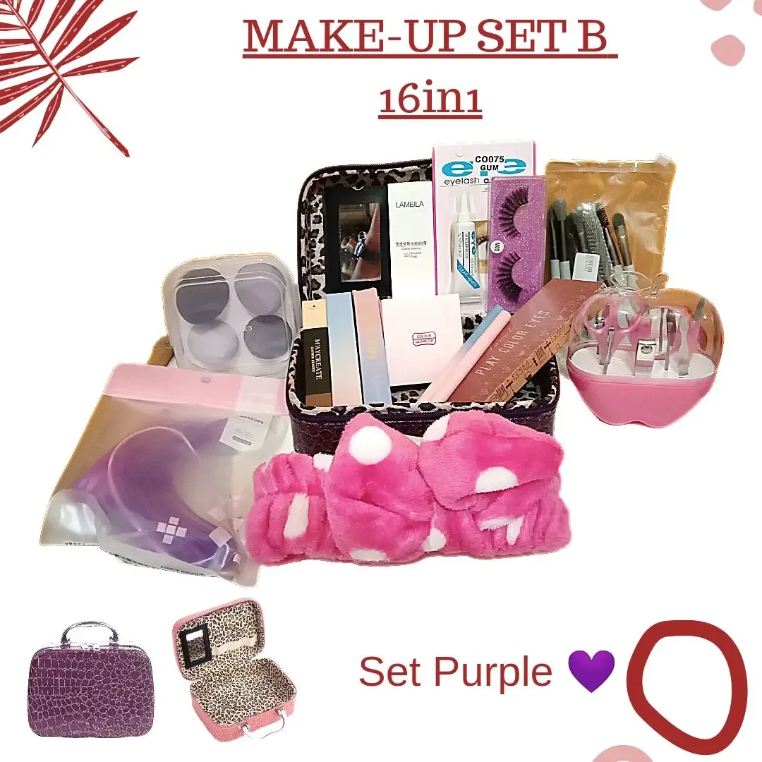 SET MAKEUP/ GIFT BOX/ LAMEILA SET MAKEUP/ COSMETIC SET / MURAH READYSTOCK/ Set Makeup LaMeiLa, Makeup Box, Set makeup mampu milik, - SET 120