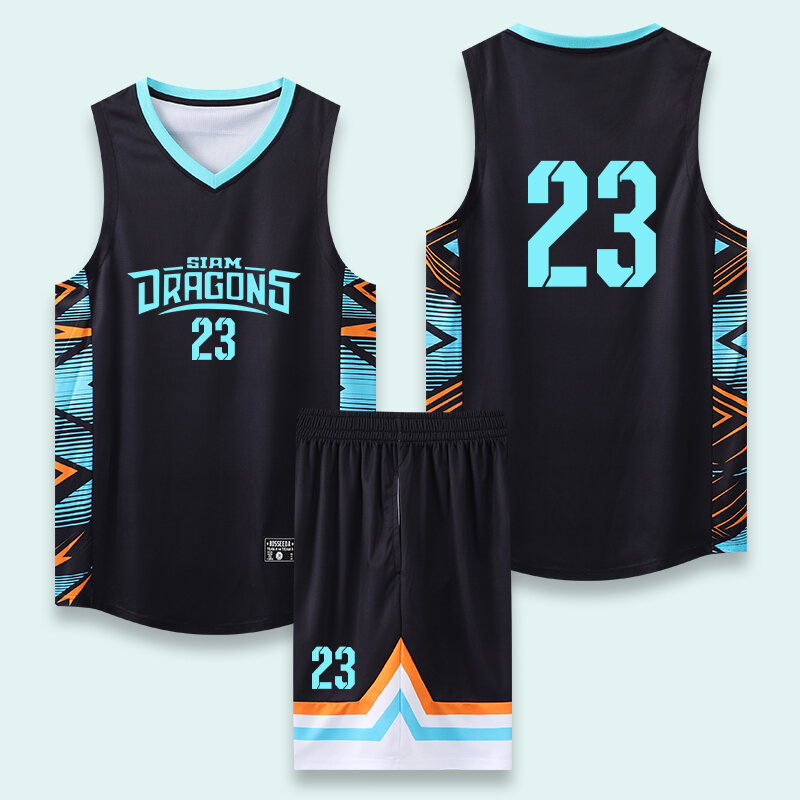 Basketball Wear Suit Men's Competition Team Uniform Custom Student