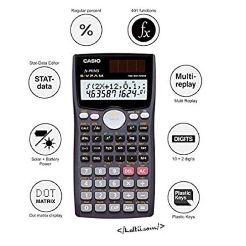 CASIO SCIENTIFIC CALCULATOR FOR SCHOOL FX570 MS Lazada