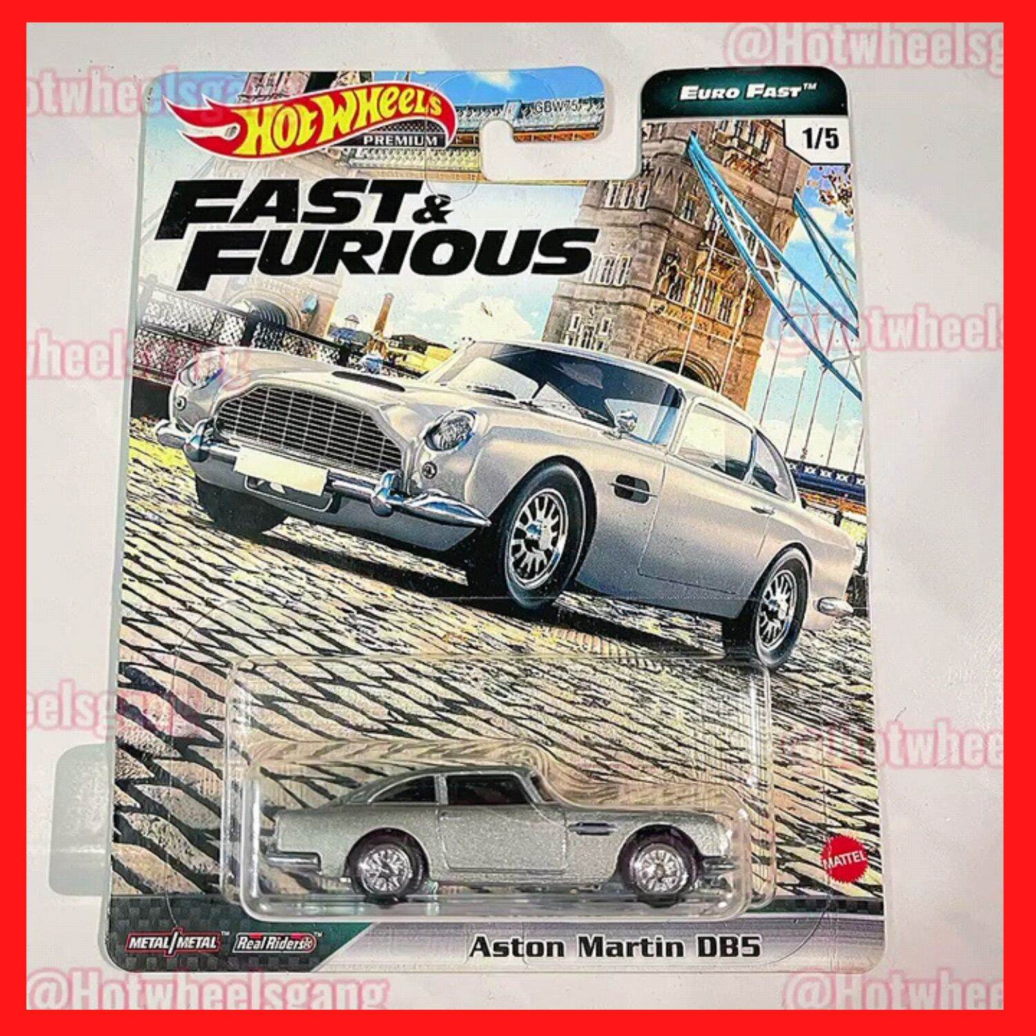 Hot Wheel Aston Martin DB5 1963 Fast & Furious Real Riders