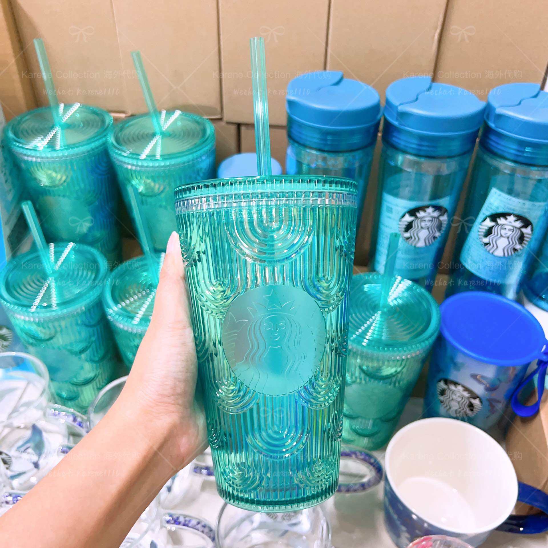 [ReadyStock]Starbucks Japan Summer Ocean Blue Whale 2023 Collection