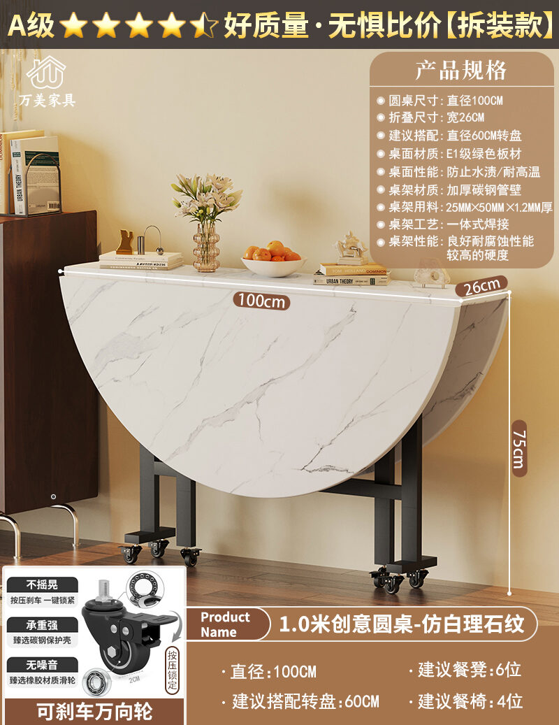 Foldable Dining Table For Home Small Apartment Foldable Dining Table Minimalist Dining Room