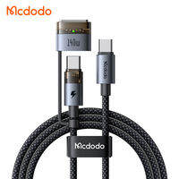 สาย USB-C Mcdodo Cab Luma USB-C & MagSafe 3สายสำหรับ240W/140W PD ชาร์จเร็วชนิด C ไปยัง Macbook Conversion สายข้อมูล Type-C ตัวเมียเป็น Magsafe 3สายไฟ