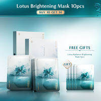 Florasis Lotus Radiance Brightening Mask 5pcs—Hydrating & MoisturizingBrightening & Reduces DullnessFirmingSoothing