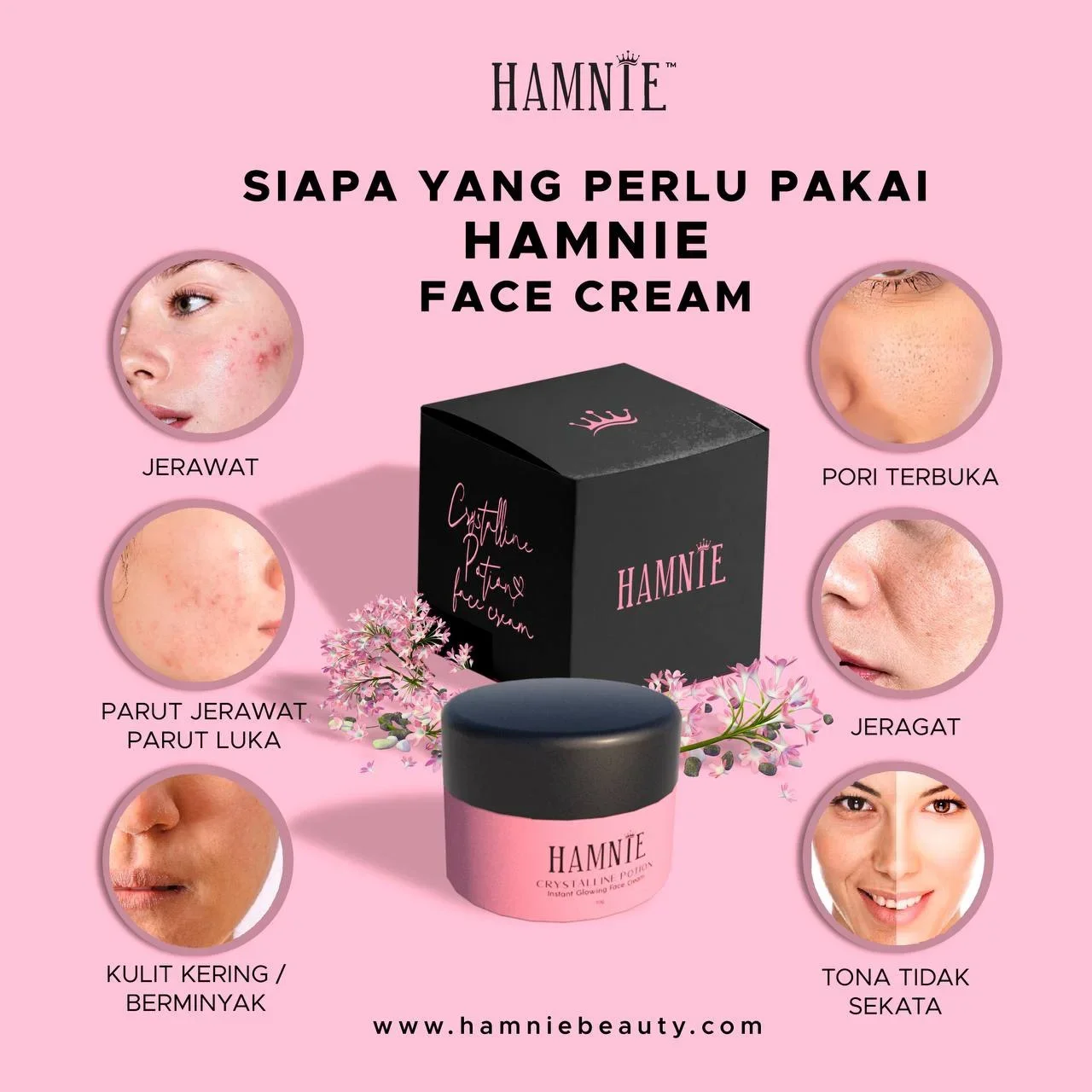 NEW [Hamnie Beauty Face Cream] Crystalline Potion Magic Foundation
