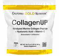 California Gold Nutrition CollagenUp Marine Hydrolyzed Collagen Hyaluronic Acid Vitamin C Unflavored