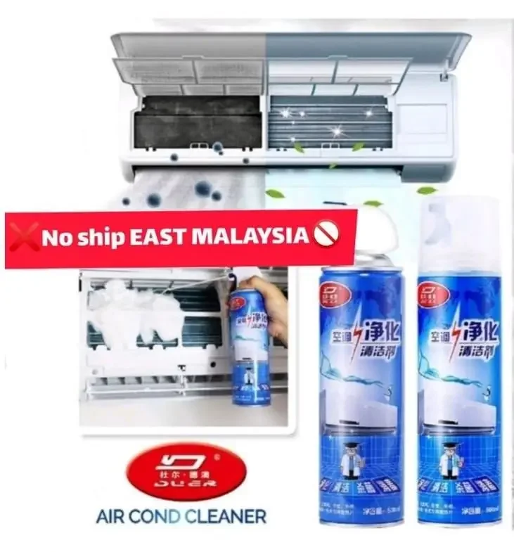 Air-Cond Cleaner Air Conditioner Coil Cleaner Aircond Cleaning Spray Aircond coil cleaner Cuci
