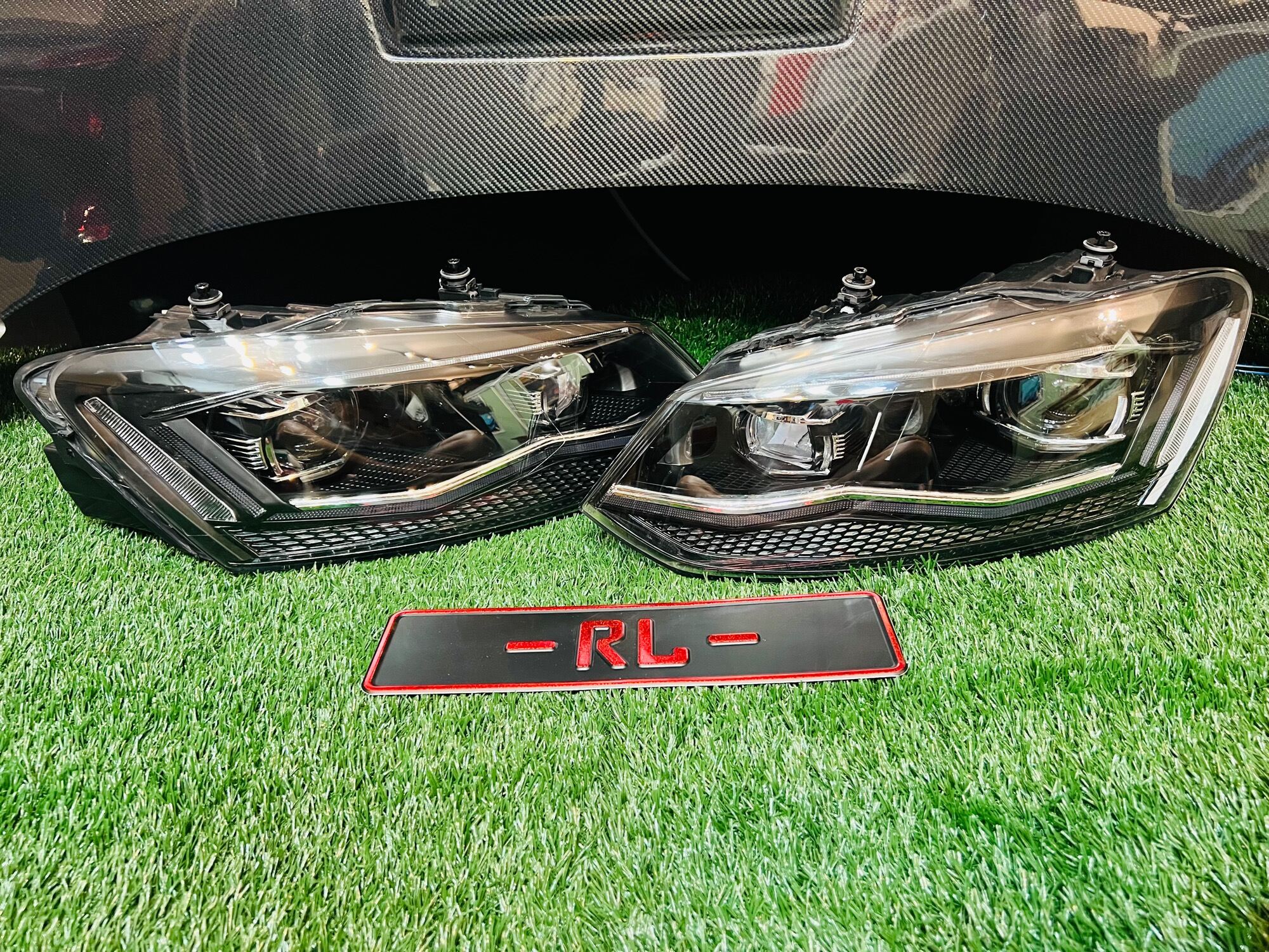 Volkswagen vento polo sedan hatchback facelift style led drl projector