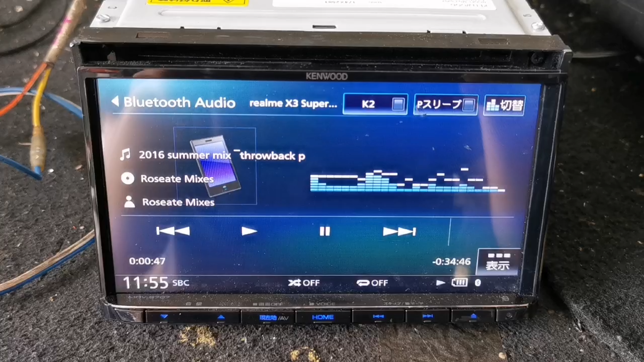 KENWOOD MDV-S707 Bluetoothユニット ))
