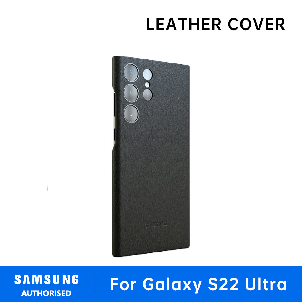 Original Leather Case For Samsung Galaxy S22 Ultra High Quality Soft Leather Cover Samsung Galaxy S22 Ultra Protector Shell & Box - Image 4