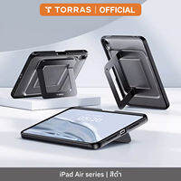 TORRAS K1 เคส iPad Air 8 / 7 13 นิ้ว 2025 / Pro 11 M5 / Mini 7/6 / Gen10 | เคสตั้งได้ มีช่องใส่ปากกา กันกระแทก กันงอ อคริลิคใส ครอบทั้งตัว