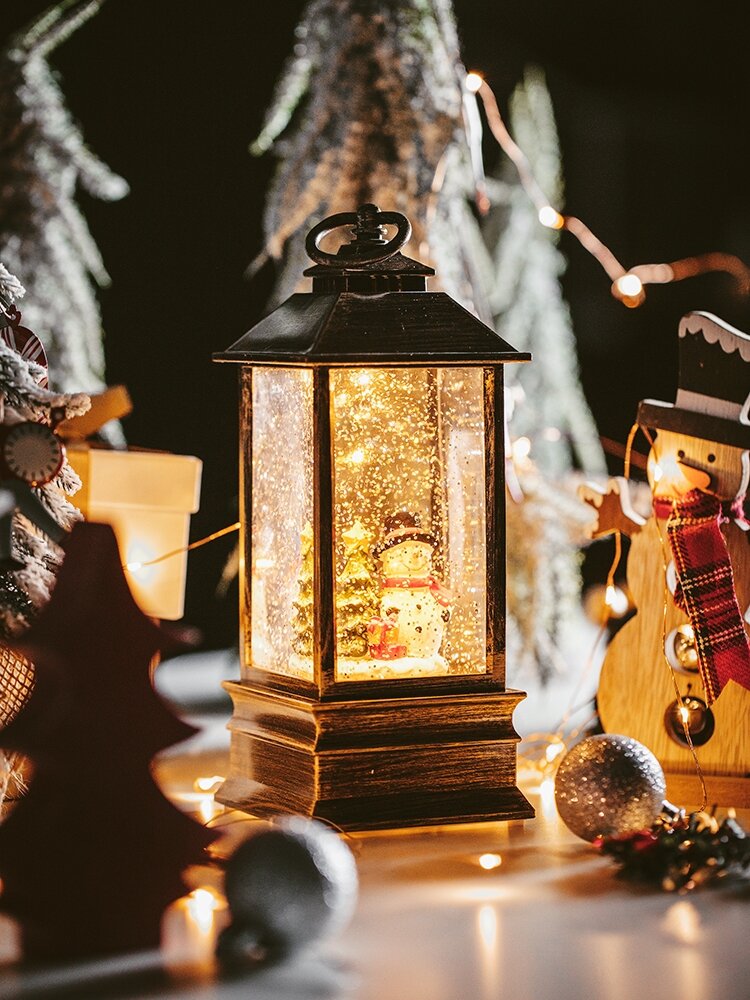 Christmas Rotating Snowfall Music Box Harga  112 Ringgit*Penghantaran Percuma