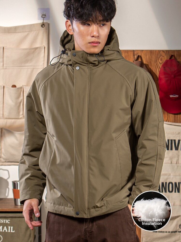 LUPAN | Retro American Style Cotton Coat with Hood - Jenama LUPAN Harga 265 Ringgit*Penghantaran Percuma