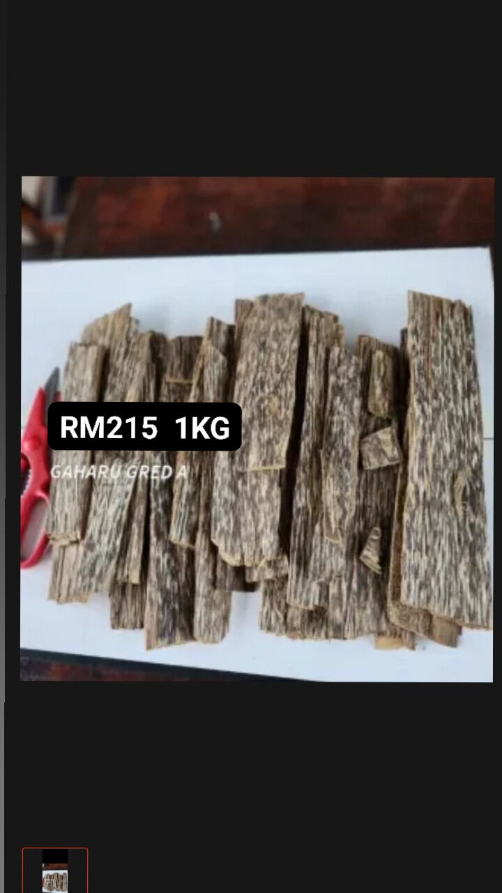 Agarwood Gaharu Gred A Rm215 1KG