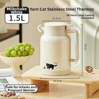 CAROTE | Thermal Glass Straw Mug Cups