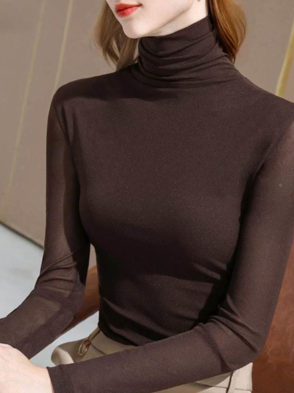 High Neck Long Sleeve Thermal Underwear Women Autumn Winter 2025 Harga  118 Ringgit*Penghantaran Percuma