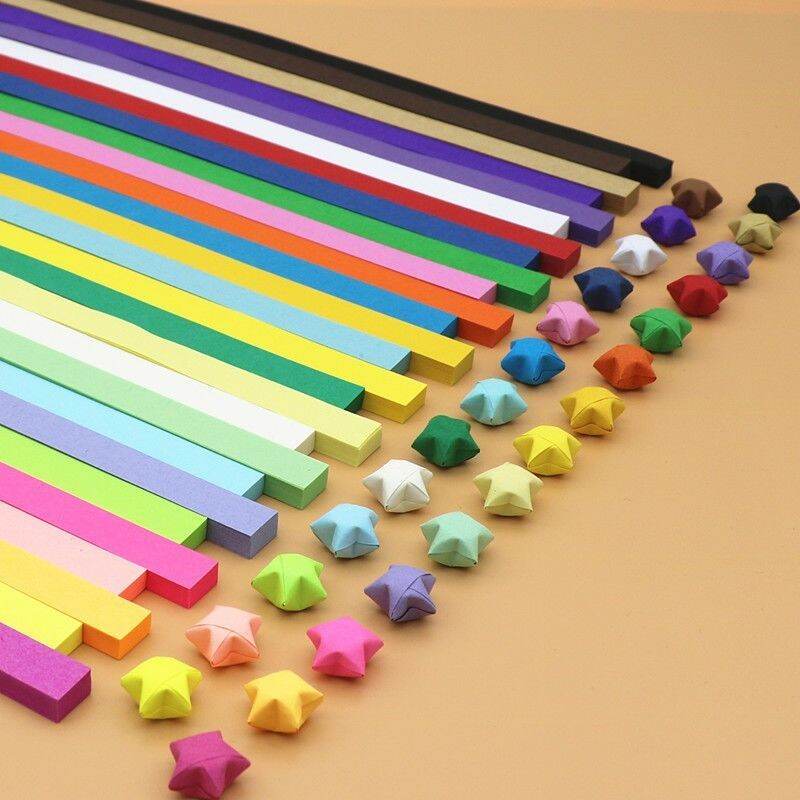 READY STOCK Origami Star Paper Strips Lucky Star Paper Strips