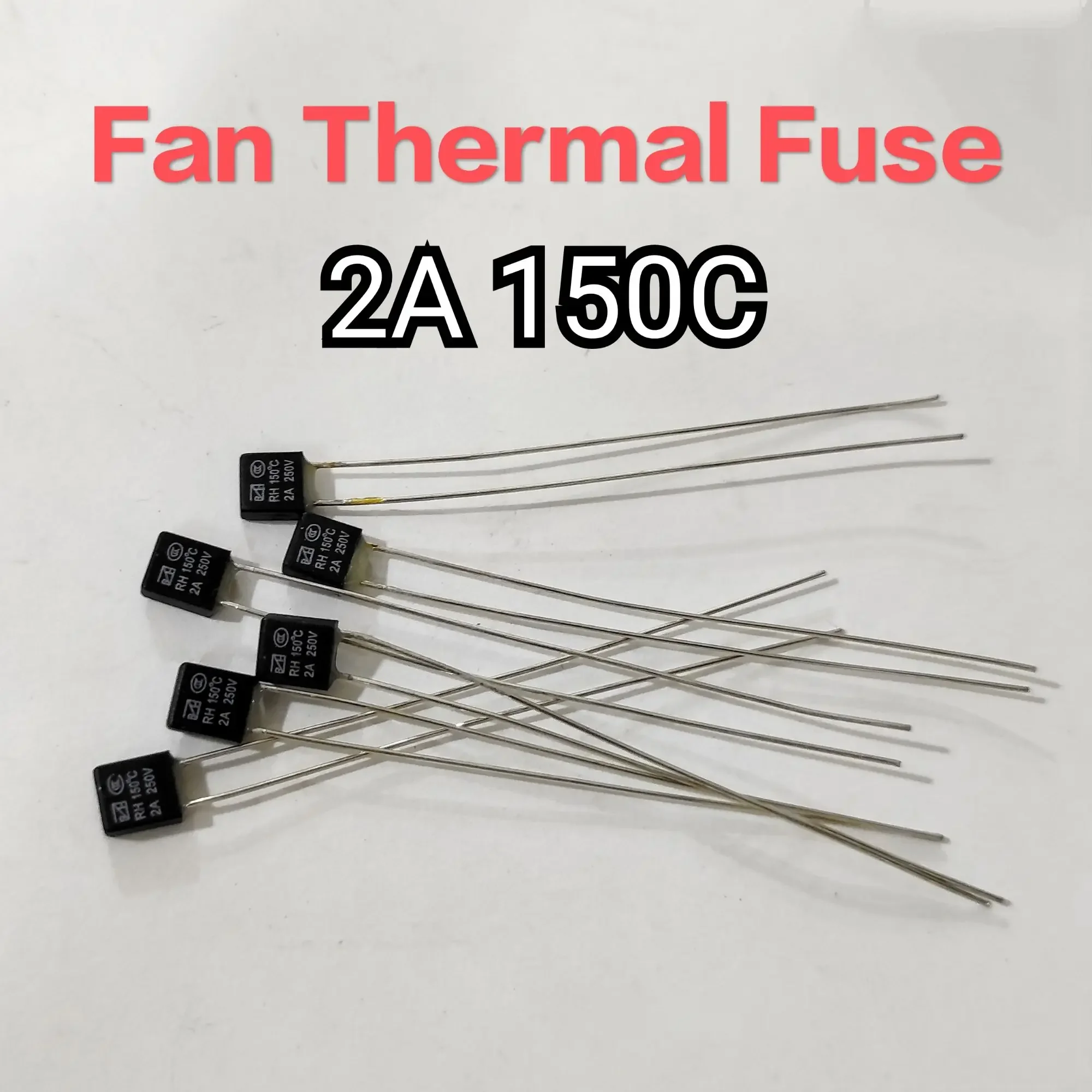 1 Biji 2A 150C 250V Fan Thermal Fuse fius kipas 2a 150c