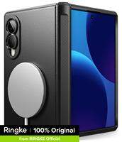 Ringke Onyx Flap Mag for Samsung Galaxy Z Fold 8 - MagSafe Compatible Mag Hybrid PC TPU Shockproof Built-in Hinge Cover Non-Slip Micro Dot Texture Dual Lanyard Holes Protective Case