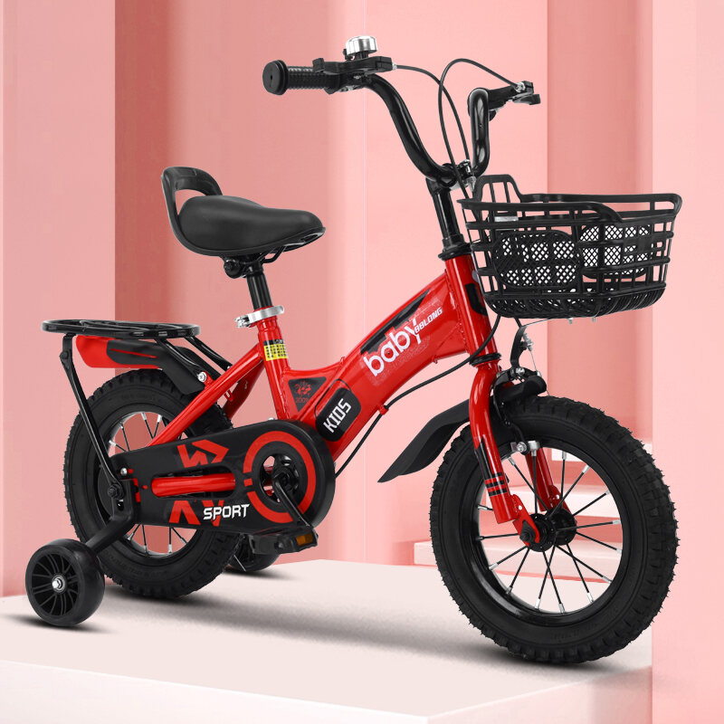 Folding Children's Bicycle Boys 236710 Years Old Girls Bicycle