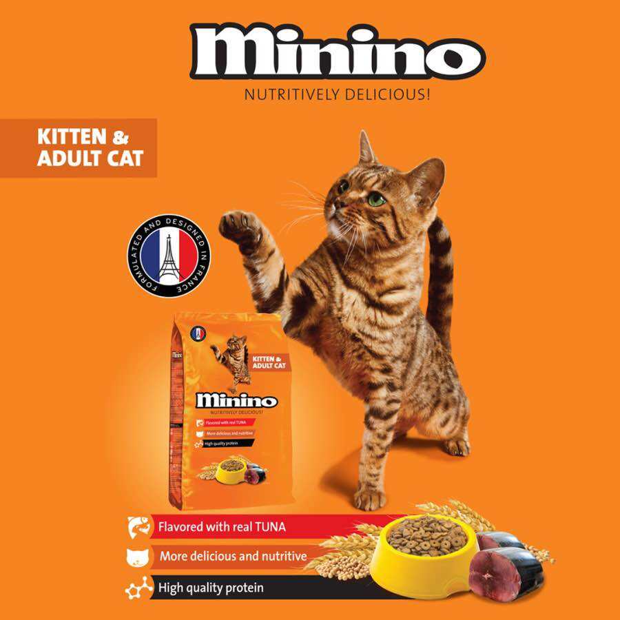Minino cat food with tuna flavor 1.3kg Lazada