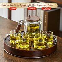 GIANXI | Household New Tea Leaf Strainer Glass Inner Chamber Infuser Teapot