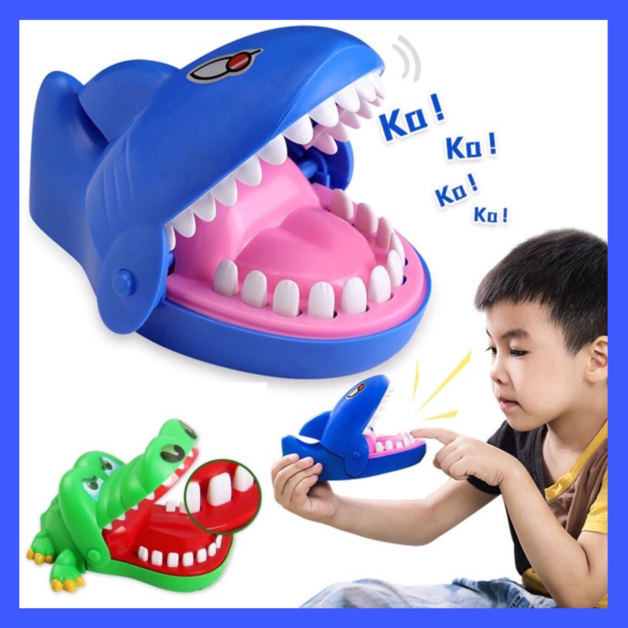 Stock Sedia Ada~Shark Dentist Finger Game Funny Toy Tooth Extraction Bite  Finger Permainan Family Game Group Play Prank Toys (Local Seller) | Lazada