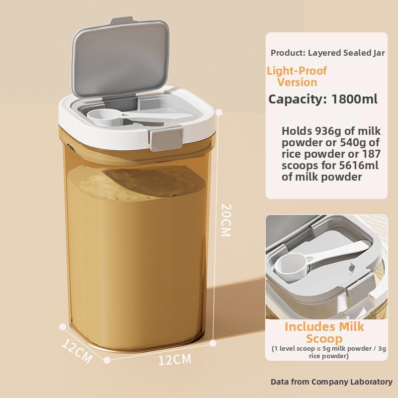 JINLANSHENG | Lightproof Airtight Moisture-proof Portable Milk Powder Container