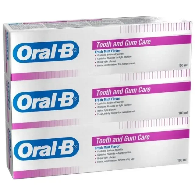 Oral-B Tooth and Gum Care Toothpaste 3x100ml