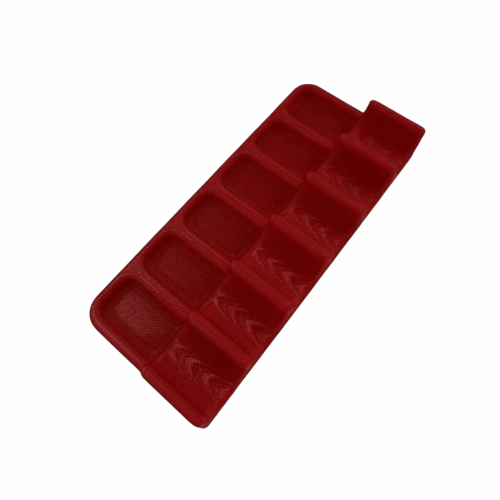 3D Printed Plastic Brush Holder Durable Portable Painting Brush Rest Holder Easy To Clean Space-Saving Brush Storage Box