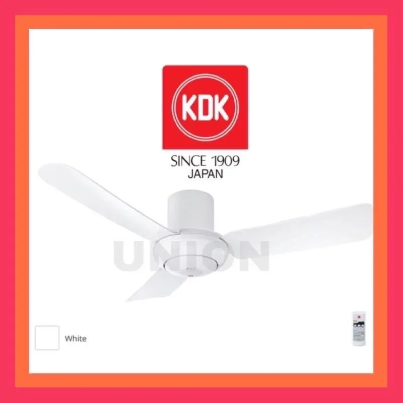 KDK K11Z1-WT 44" Baby Fan Series Remote Control Ceiling Fan / Kipas Siling (White)