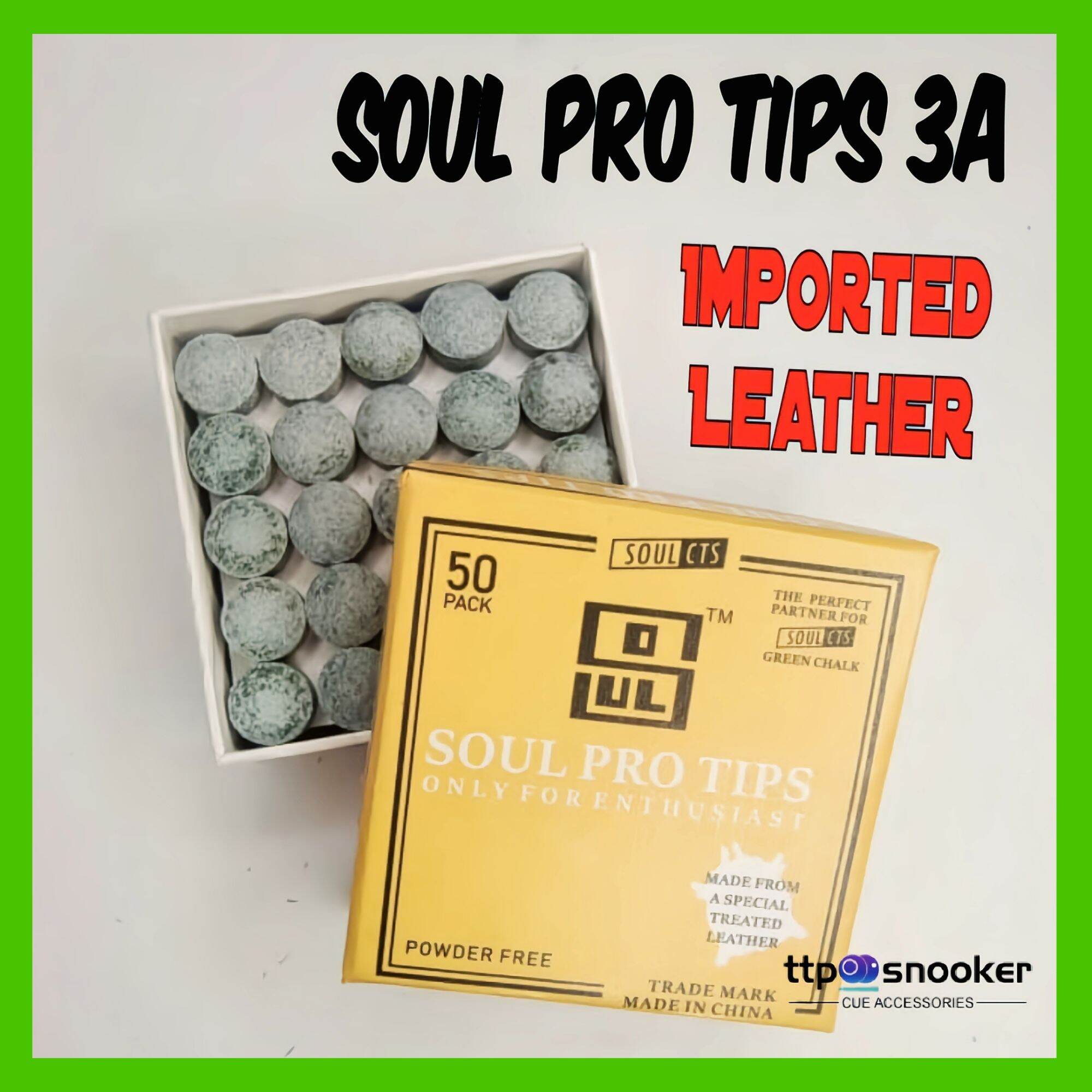 Soul pro tips 3A made from a special treated leather (10.5mm) | Lazada