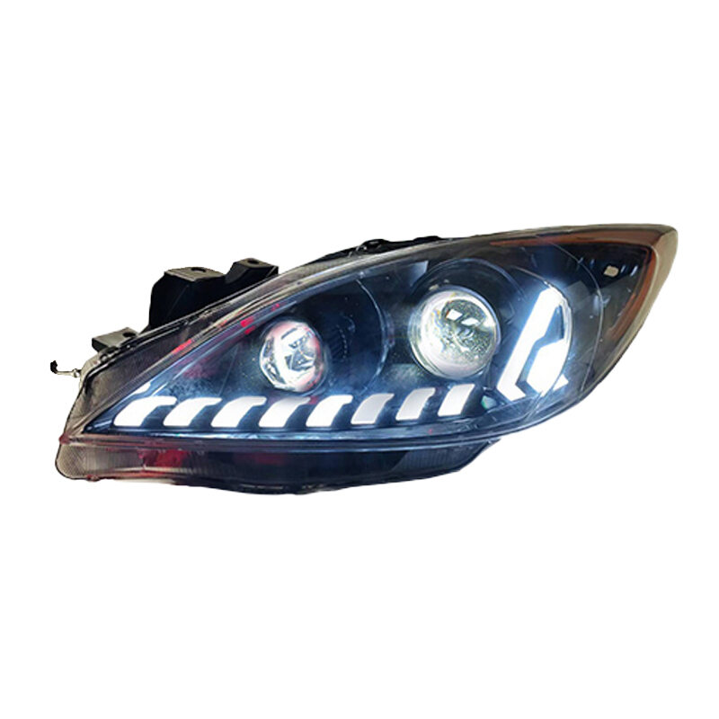 Mazda Axela 11-15 LED Headlight Assembly Audi Style Daytime Running Light Turn Signal Giá 12,358,000 Đồng*Miễn phí vận chuyển