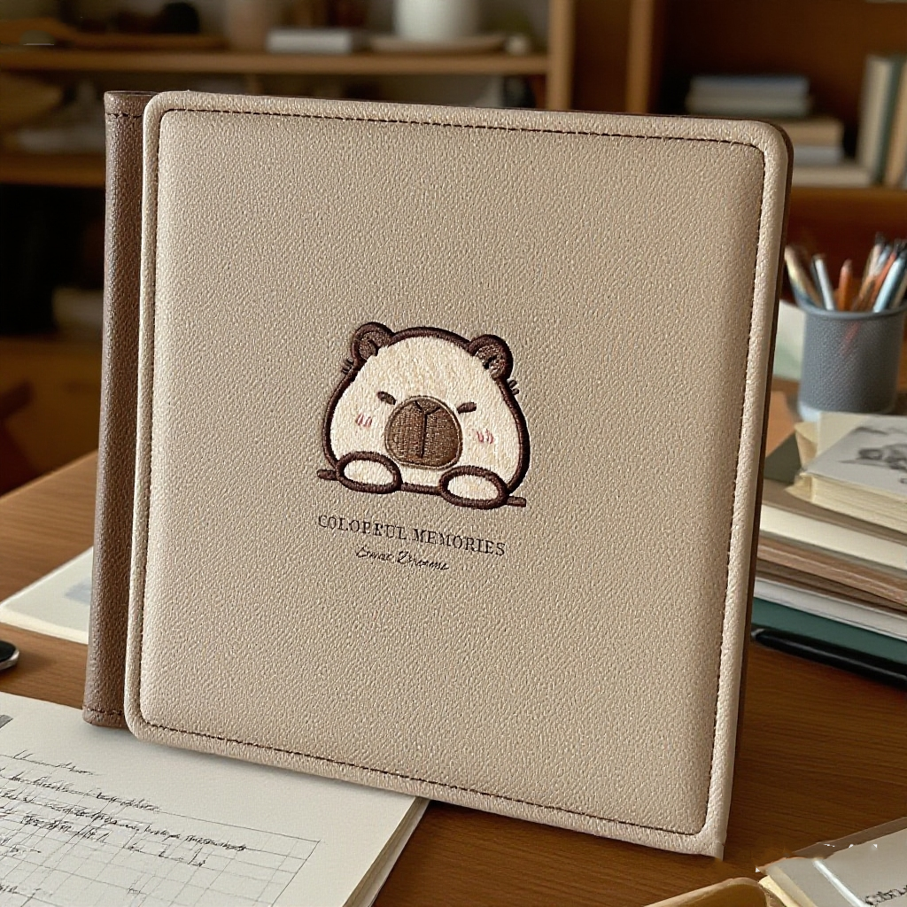 SHIJIKAIYUAN | Custom Childrens Photo Book PU Leather Album
