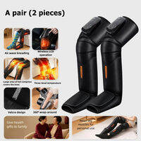 Jinkairui Leg Compression Massager Wireless Leg Massager with Heat and Air Compression Leg Massager for Circulation and Pain Relief