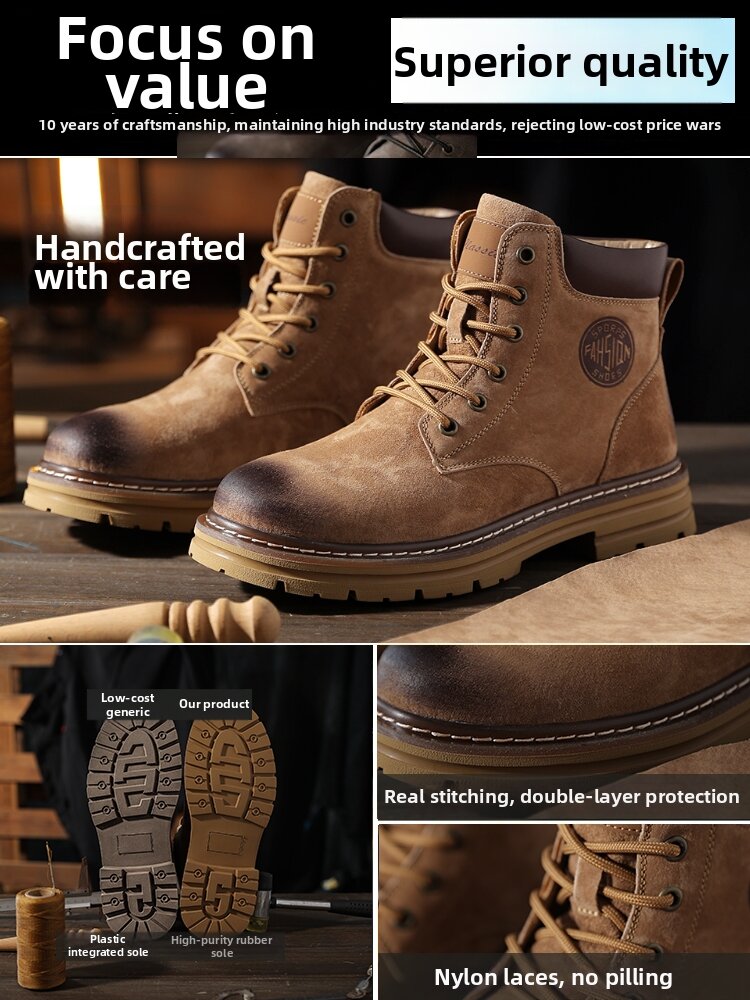 Winter Mid-Calf Insulated Martin Boots Harga  224 Ringgit*Penghantaran Percuma