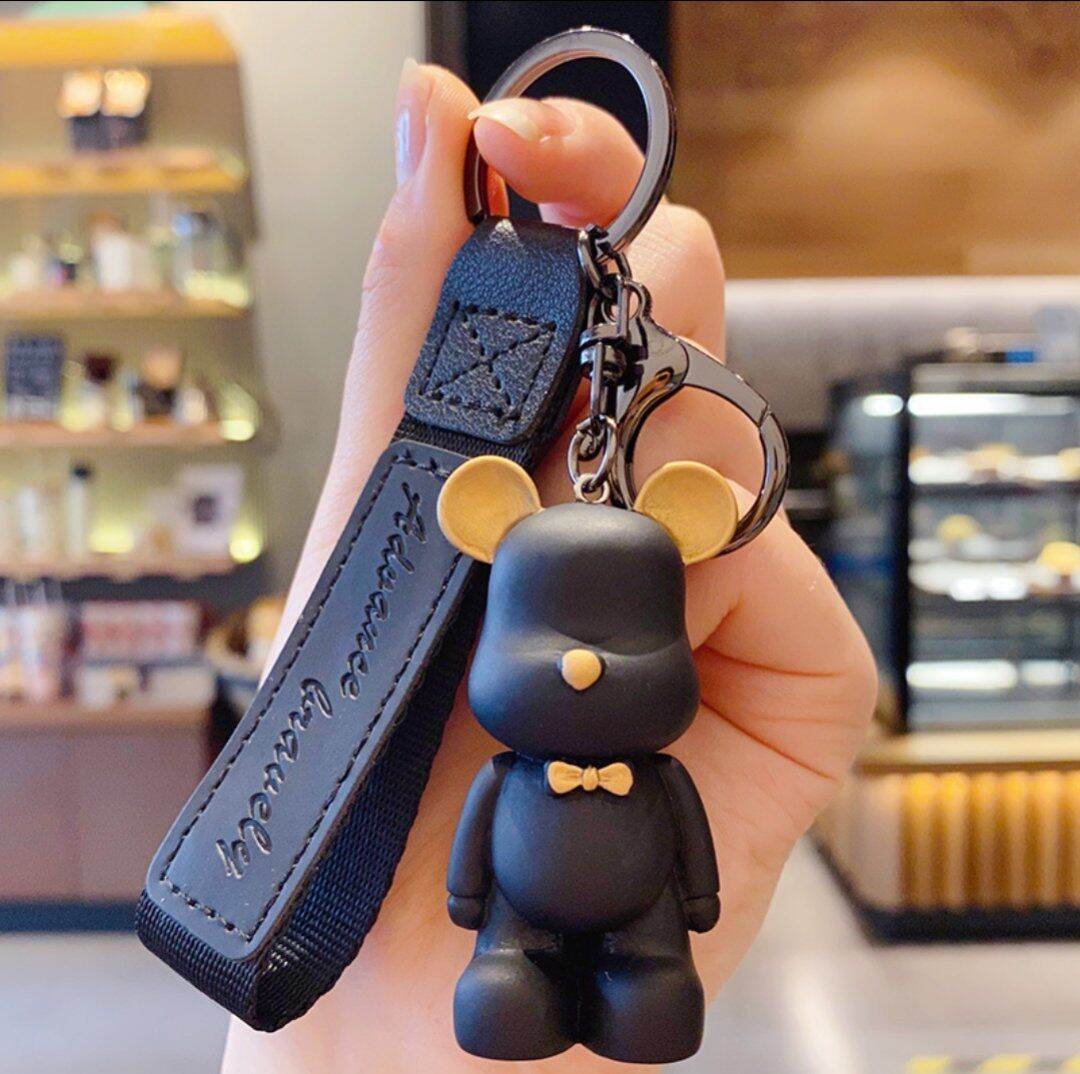 Bearbrick Keychain Key Ring Figure Pendant Toy Supreme Bear Gift