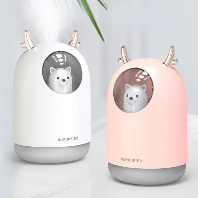 Cute Pet Air Humidifier USB Air Diffuser Ultrasonic Car Air Freshener Aroma Mist Maker For Home Office Car萌熊加湿器