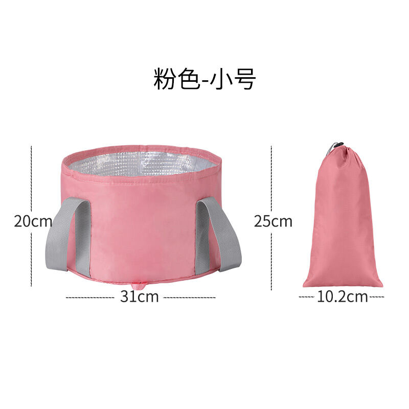 Foldable Washbasin Foot Bath Bag over Calf Portable Thermal Insulation Foot Bath Barrel