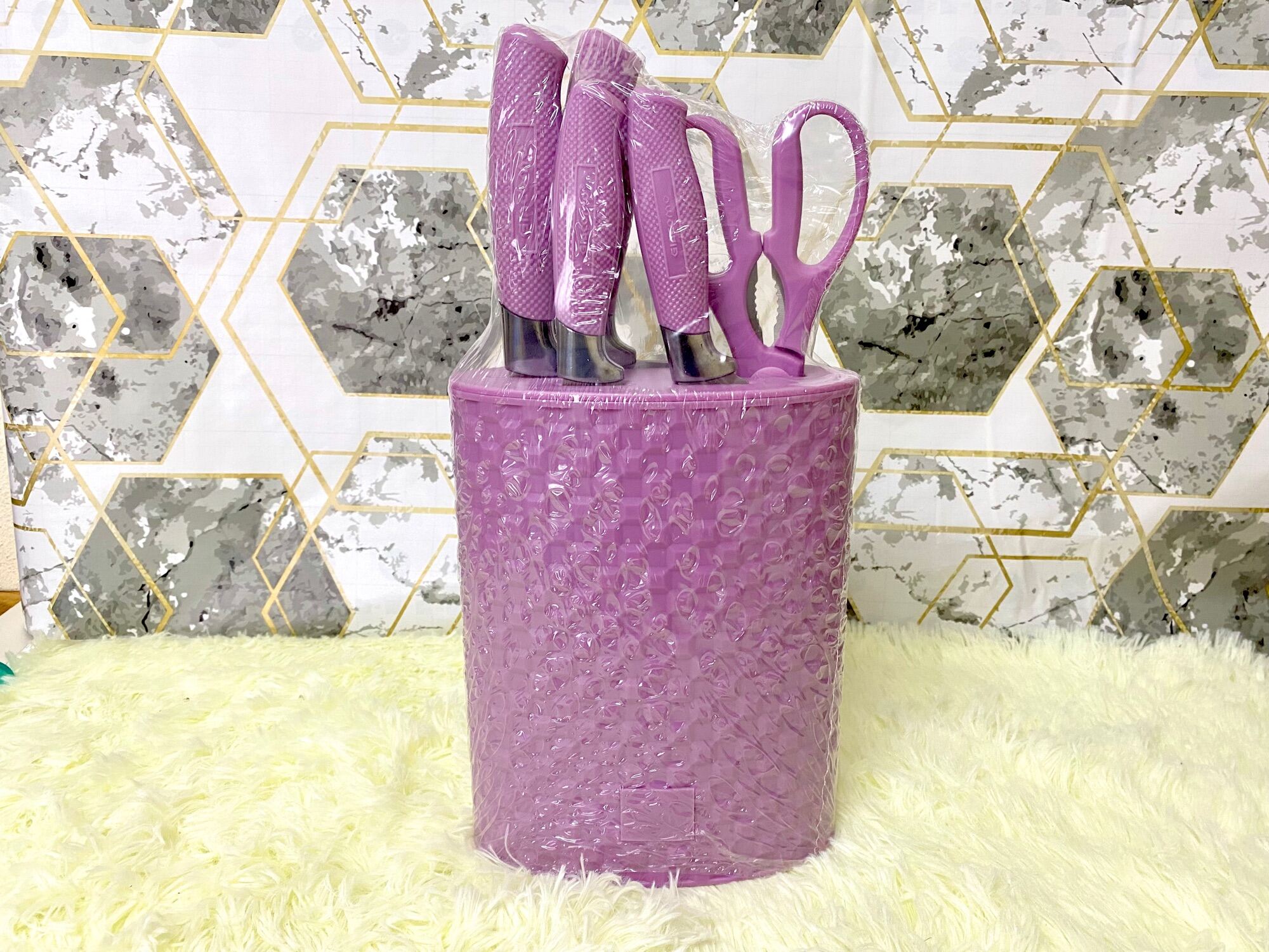 Giacomo Stainless steel Purple knife set 💜 $40