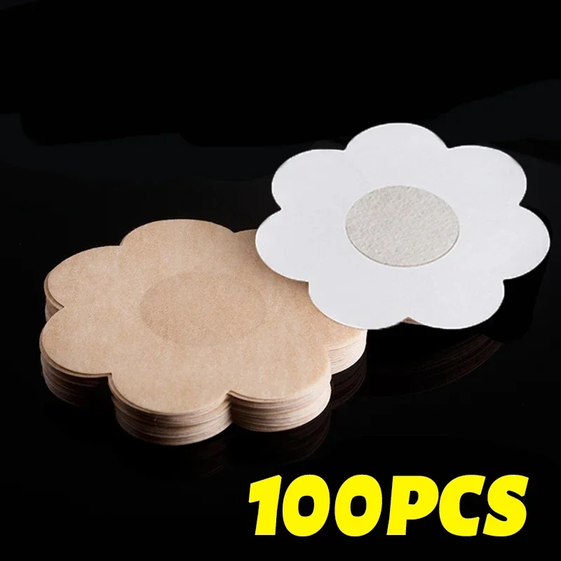 50/200pcs Nipple Cover Stickers Women Breast Lift Tape Pasties Invisible Self-Adhesive Disposable Bra Padding Chest Paste Patch