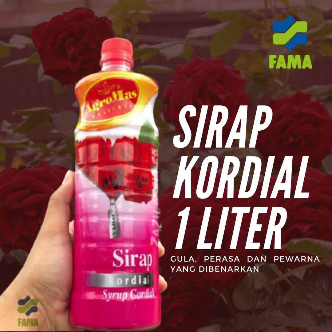 Agromas Roselle Kordial Sirap Kordial Sarsi Kordial 1 Liter Lazada 2742